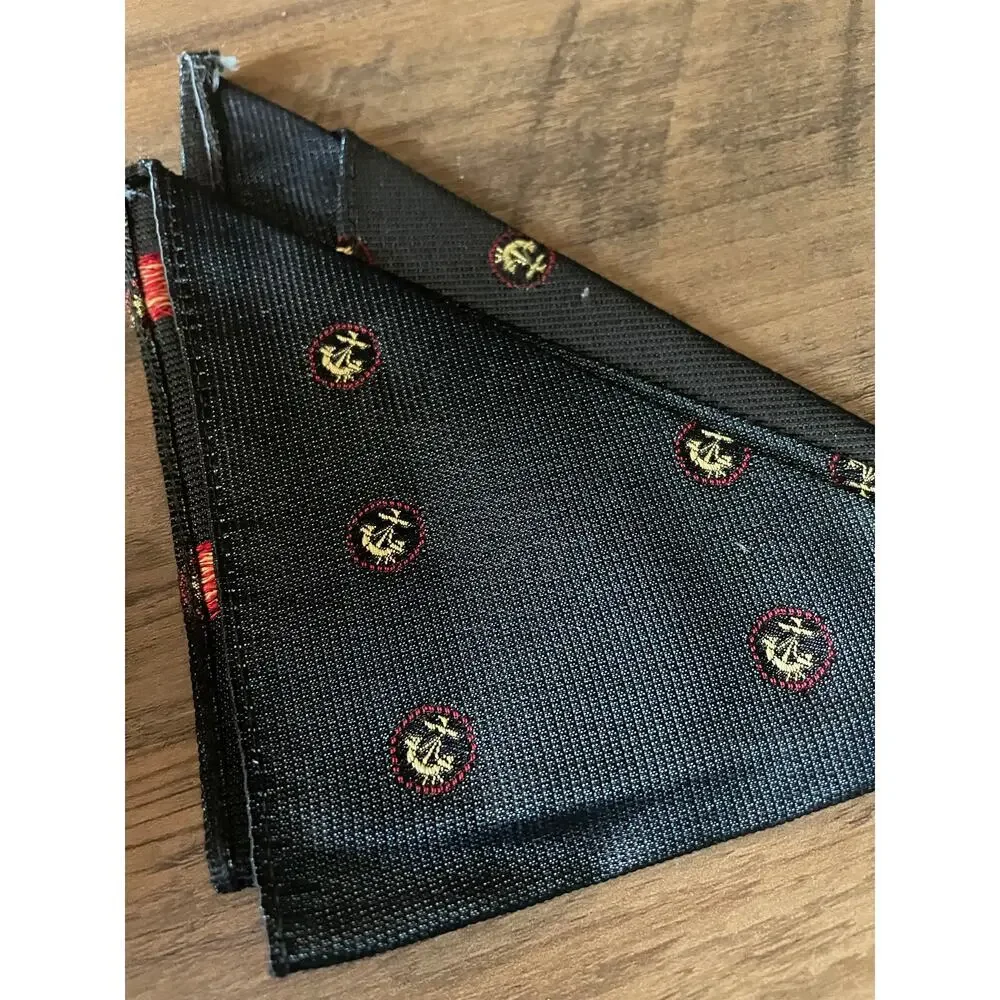 6/$25 Vintage Anchor 11x11 Pocket Square